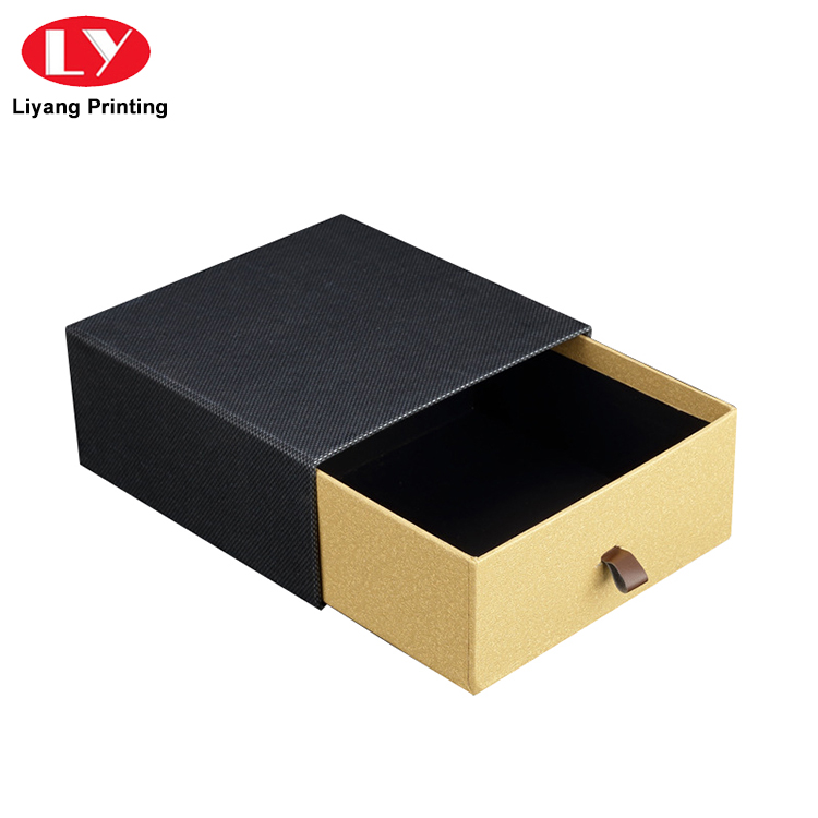 Manufacturer rigid belt packaging box drawer slide gift box
