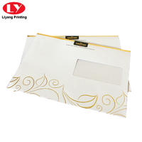 Gold Logo C5 Envelope with Clear PVC Window