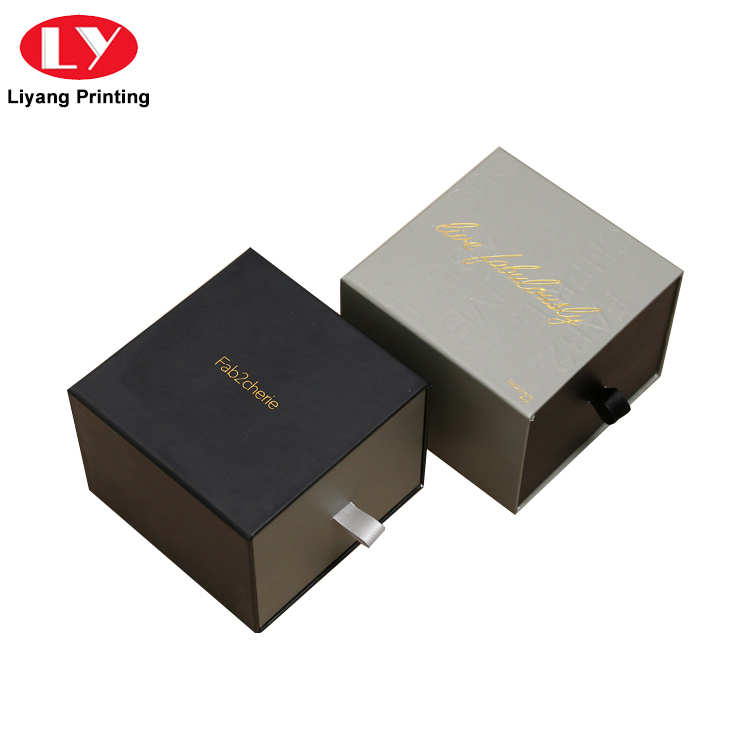 China Manufacturer Elegant Cardboard Paper Sliding Drawer Box for Gift Packing