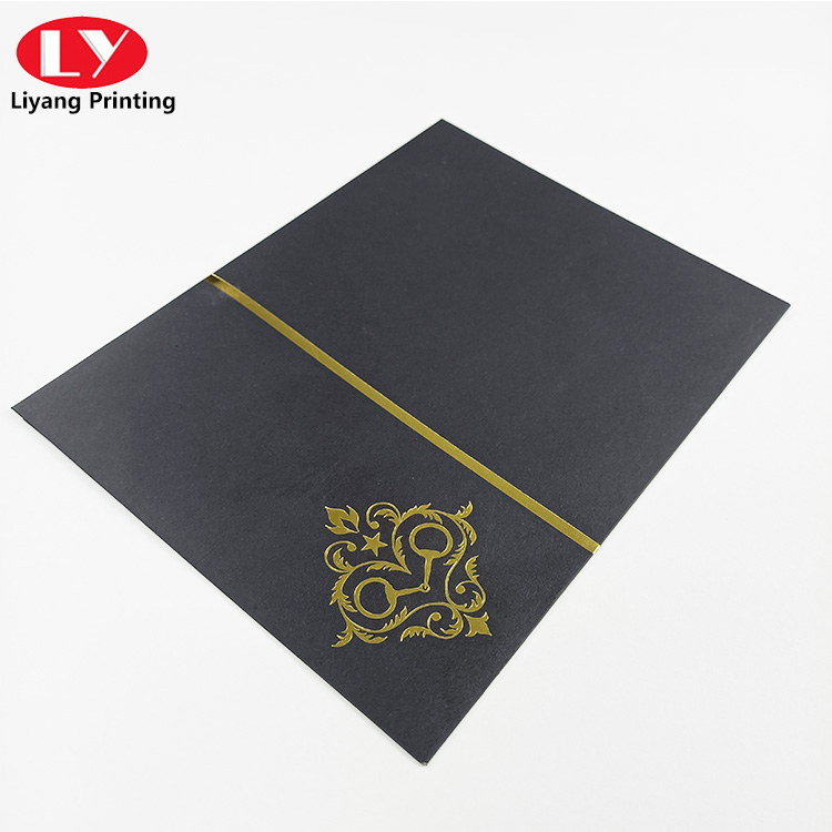 High level and quality custom elegant envelope with hot stamping