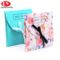 Special envelope with ribbon for silk scarf