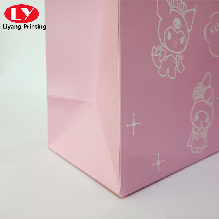 paper gift bag for skincare cosmetic packaging bag
