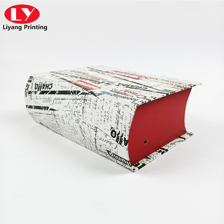 Special shape book gift box offset printing paper cardboard display handmade box