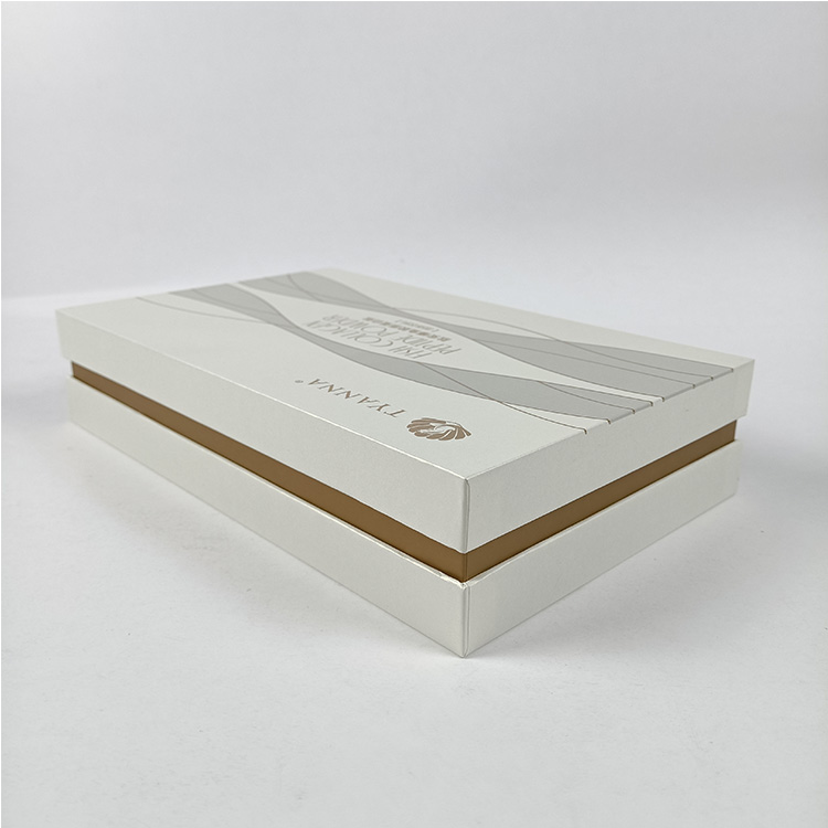 Hot Sale Custom Luxury Rigid Cardboard Lid and Base Skincare Box with Paper Cardboard Insert