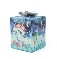 Christmas Apple packaging Gift Box Special Shape with Handle Colorful Food Packaging Box