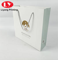 Wholesale Luxury Custom Printing Marble White Shopping Packaging Small Paper Gift Bag